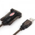 Adapter USB- 1xRS-232 + Adapter DB9F/DB25M; Y-105A