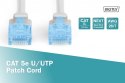 Patch cord U/UTP kat.5e PVC 2m szary