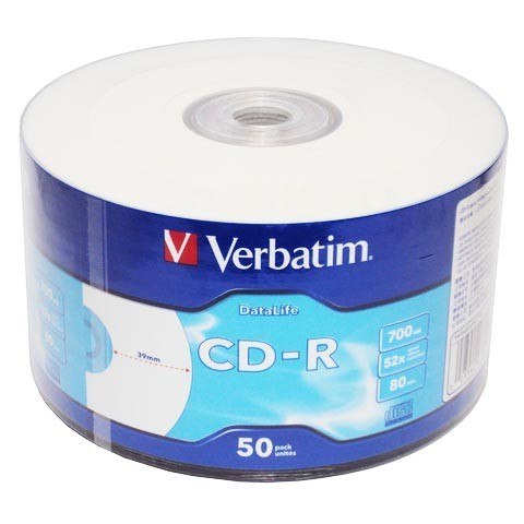 CD-R 52x 700MB 50P SP Printable Extra Protection 43794