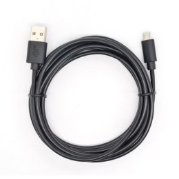 Kabel USB - Micro USB 3 m. czarny