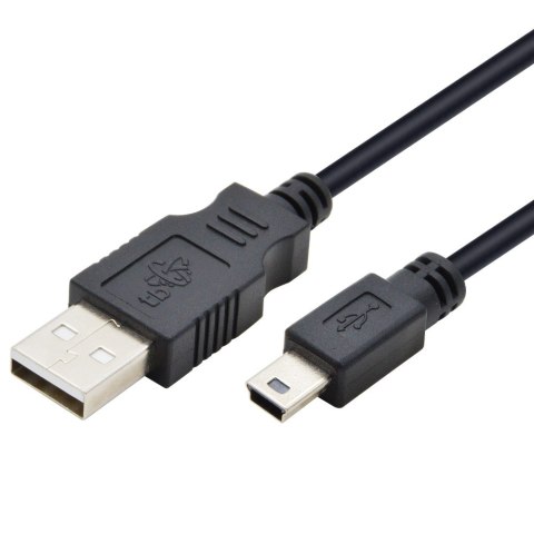 Kabel USB - Mini USB 3m. czarny