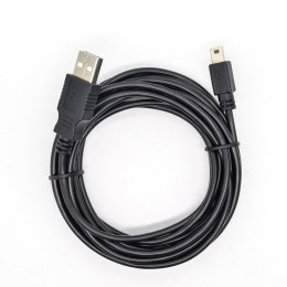 Kabel USB - Mini USB 3m. czarny