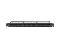 Patch Panel 48 Port 1U Kat.5E czarny