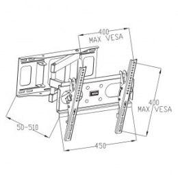 Uchwyt do TV LED/LCD 23-46