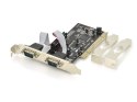 Karta rozszerzeń/Kontroler RS232 PCI, 2xDB9, Low Profile, Chipset: MCS9865