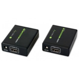 Extender HDMI po skrętce Cat.6/6a/7, do 60m, FullHD 3D, czarny