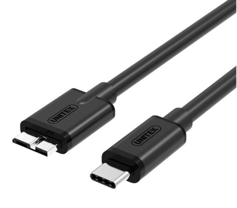 Kabel USB TYP-C do microUSB 3.0 1m Y-C475BK