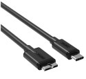 Kabel USB TYP-C do microUSB 3.0 1m Y-C475BK