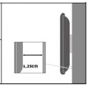 Uchwyt ścienny LCD/LED 13-37cali 35kg slim czarny