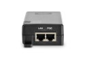 Zasilacz/Adapter PoE+ 802.3at, max. 55V 30W Gigabit 10/100/1000Mbps, aktywny