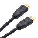 Kabel HDMI v2.0 15 m pozłacany