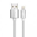 Kabel Lightning-USB 1.5m srebrny MFi