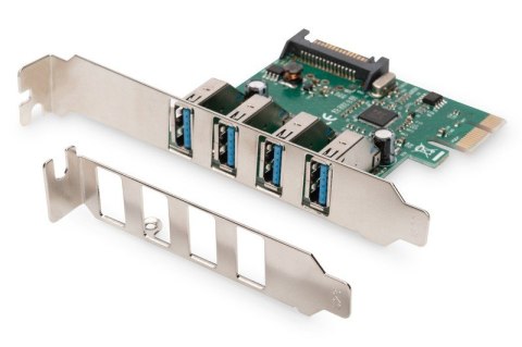 Karta rozszerzeń/Kontroler USB 3.0 PCI Express, 4xUSB 3.0, Chipset: VL805