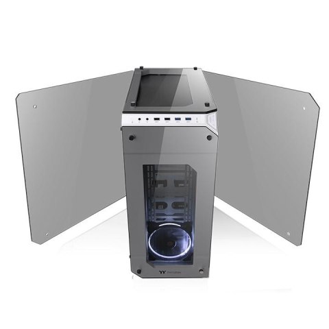 Obudowa View 71 Riing Tempered Glass E-ATX Full Tower - edycja Snow Obudowa View 71 Riing Tempered Glass E-ATX Full Tower - edycja Snow