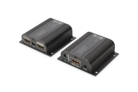 Przedłużacz/Extender HDMI do 50m po skrętce Cat.6/7 UTP, 1080p 60Hz FHD, HDCP 1.2, IR, audio (zestaw)