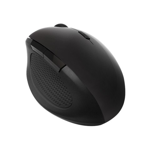 Radiowa mysz optyczna 2.4GHz 1600dpi czarna ergonomiczna Radiowa mysz optyczna 2.4GHz 1600dpi czarna ergonomiczna