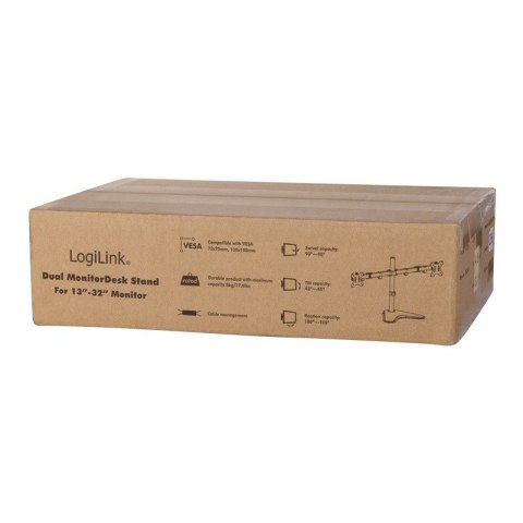 Uchwyt na 2 monitory 13-32, max. 8kg Uchwyt na 2 monitory 13-32, max. 8kg