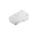 Wtyki RJ45 8P8C UTP do kabli płaskich, 100szt.