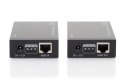 Przedłużacz/Extender HDMI HDBaseT do 70m po Cat.5e, 4K 30Hz UHD, HDCP 2.2, IR, z audio (zestaw)