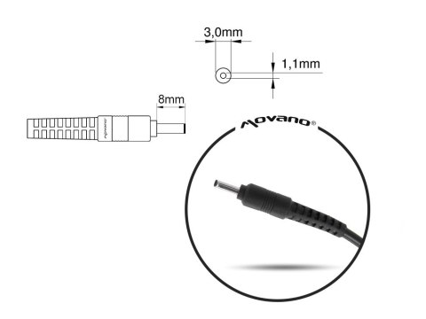Ładowarka/zasilacz 19v 3.42a (3.0x1.1) - Acer 65W Ładowarka/zasilacz 19v 3.42a (3.0x1.1) - Acer 65W