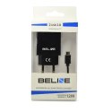 Ładowarka sieciowa 2xUSB + microUSB 2A czarna