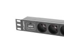 Listwa zasilająca Rack PDU 10 cali 1U 3x PL 2m 16A 230V PL czarna