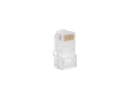 Wtyk sieciowy RJ45 8P8C kat.5E UTP (100szt) do linki i do drutu