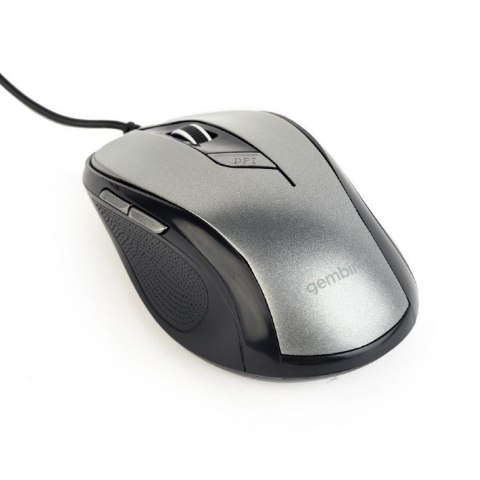 Mysz optyczna USB czarno-szara Mysz optyczna USB czarno-szara
