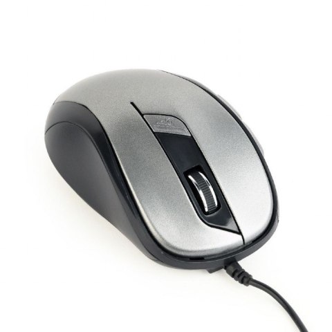 Mysz optyczna USB czarno-szara Mysz optyczna USB czarno-szara