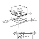 Płyta gazowa EGG6407K szklana