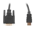 Kabel HDMI(M)-DVI-D(M) DUAL LINK 3 M czarny