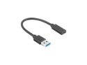 Adapter USB TYPE-C(F) AM 3.1 15 cm