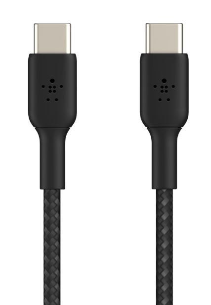 Kabel Braided USB-C USB-C 1m czarny