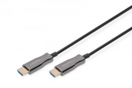 Kabel połączeniowy hybrydowy AOC HDMI 2.0 Premium HighSpeed 4K/60Hz UHD HDMI A/HDMI A M/M czarny 15m