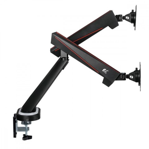 Uchwyt Gamingowy Na 2 Monitory RS887 Uchwyt Gamingowy Na 2 Monitory RS887