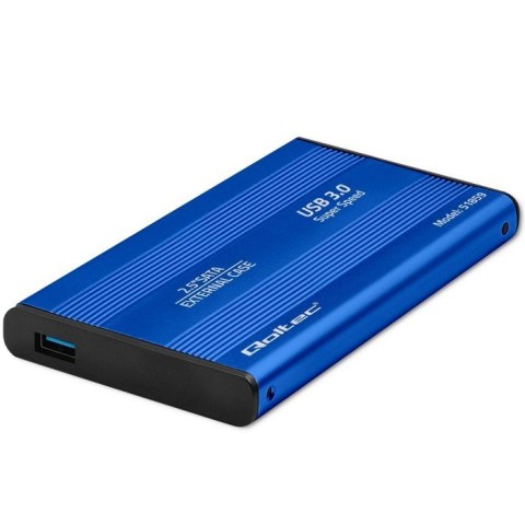 Obudowa na dysk HDD/SSD 2.5 cala SATA3 | USB 3.0 | Niebieska