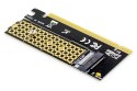 Karta rozszerzeń (Kontroler) M.2NVMe SSD PCIe 3.0 x16 SATA