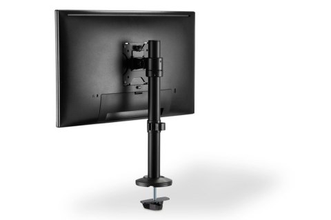 Uchwyt biurkowy kolumnowy pojedynczy 1xLCD max. 32 cale max. 8kg uchylno-obrotowy czarny Uchwyt biurkowy kolumnowy pojedynczy 1xLCD max. 32 cale max. 8kg uchylno-obrotowy czarny