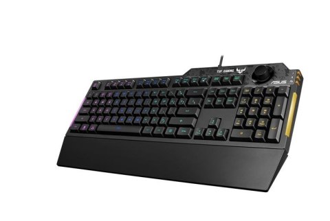 Klawiatura TUF Gaiming K1 RGB lighting/USB/black