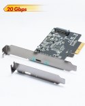 IB-PCI1901-C32 Karta PCIe, TYPE-C USB 3.2 (Gen 2x2)