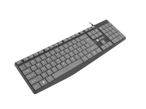 Klawiatura Nautilus US Slim 1.8m czarno-szara Klawiatura Nautilus US Slim 1.8m czarno-szara