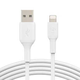 Kabel PVC USB-A to Lig htning 1m White