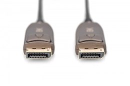 Kabel połączeniowy hybrydowy AOC DisplayPort 1.4 8K/60Hz UHD DP/DP M/M 15m Czarny