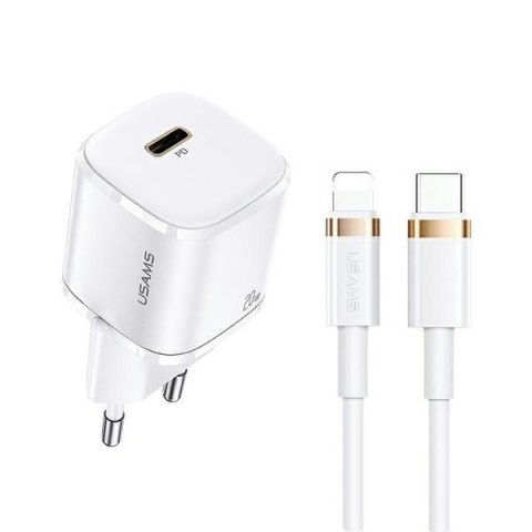 Ładowarka sieciowa 1xUSB-C T36 20W + kabel Lightning PD 3.0 Fast Charging