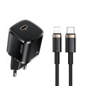 Ładowarka sieciowa 1xUSB-C T36 20W + kabel Lightning PD3.0 Fast Charging