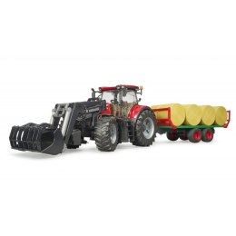 Traktor Case IH 300 CVX z ładowarką i przyczepą