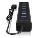 IB-HUB1700-U3 7-Port USB HUB+zasilacz