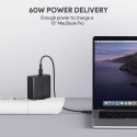 PA-D5 GaN ładowarka sieciowa 2xUSB C Power Delivery 3.0 63W 6A Dynamic Detect