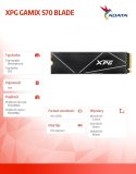 Dysk SSD XPG GAMMIX S70 BLADE 1TB PCIe 4x4 7.4/5.5 GBs