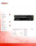 Dysk SSD NM620 256GB NVMe M.2 2280 3300/1300MB/s